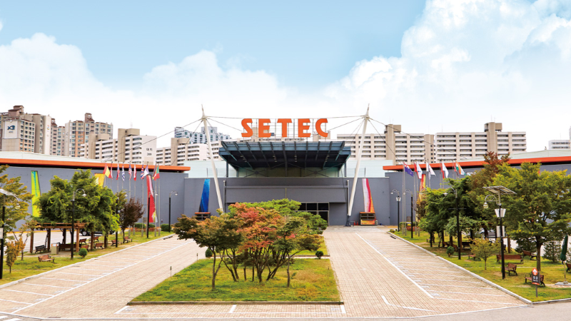 SETEC 전시장 설치 사례